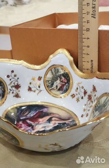 Ваза для фруктов богемия