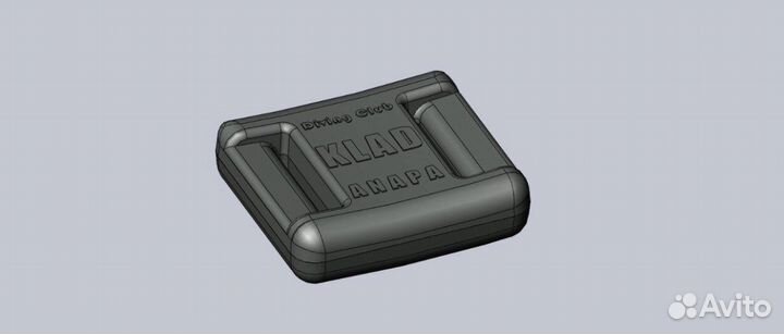 Дайвинг-Формы для литья грузов 1,2,3 кг