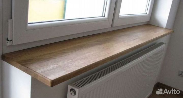 Деревянный подоконник