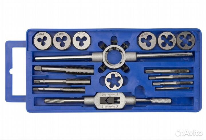 Набор метчиков и плашек feida tools HSS 16шт (TD02