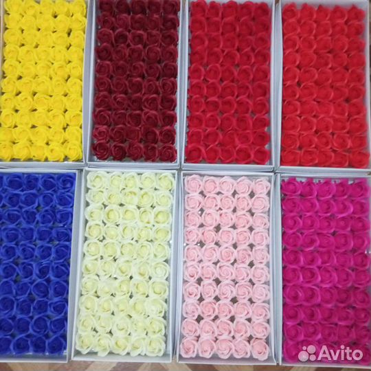Розы из мыла, мыльные розы