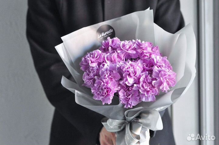 Цветы доставка. Гвоздики