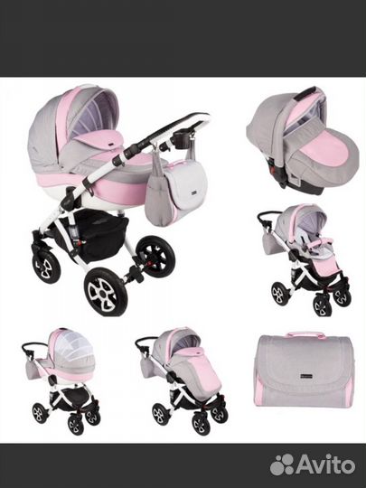 Коляска adamex barletta 3 в 1