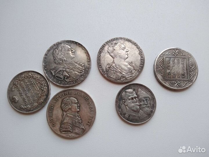Сувенирные копии царских монет