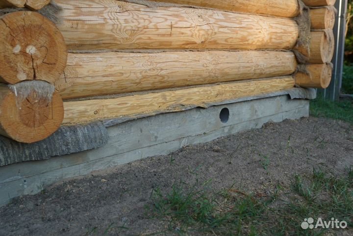 Баня из бревна под ключ (Ручная рубка,брус)