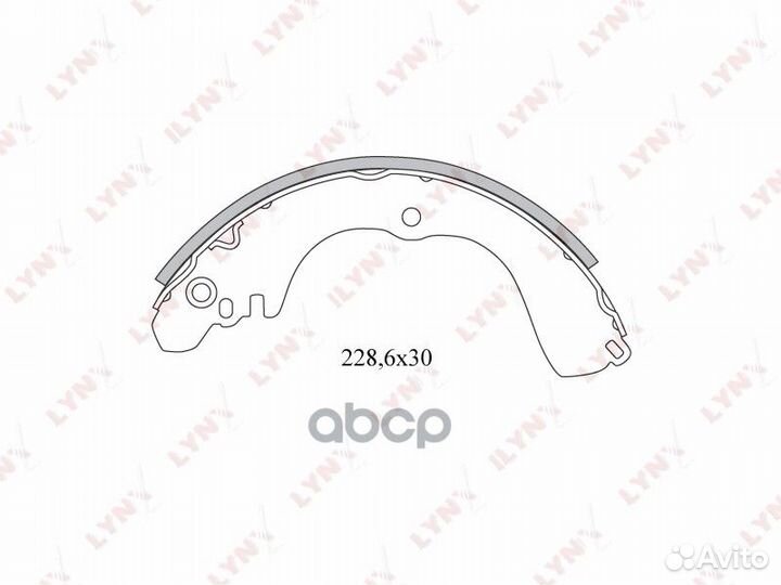 Колодки торм.задн.mitsubishi outlander 2.0-2.4