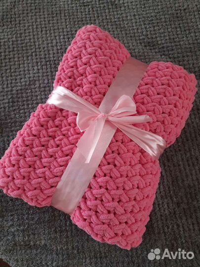 Плед детский плюшевый