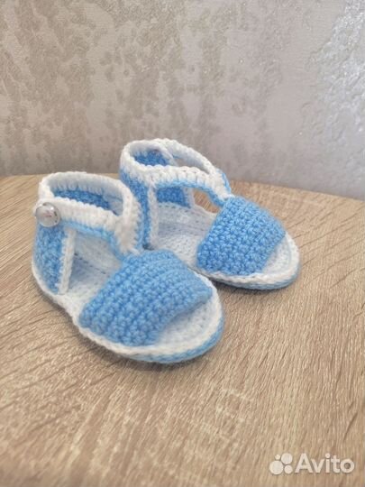 Пинетки вязаные детские