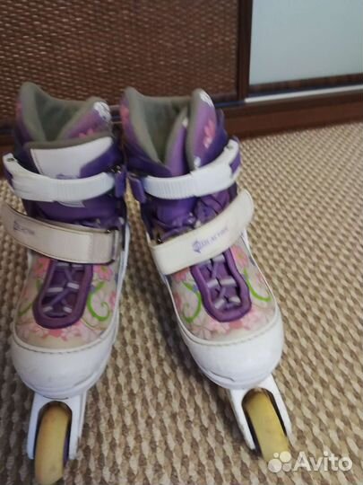 Роликовые коньки детские раздвижные