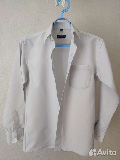 Рубашки на мальчика школьные 134 см