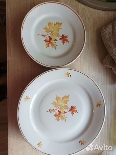 Тарелки винтажные Кленовый лист 1982г