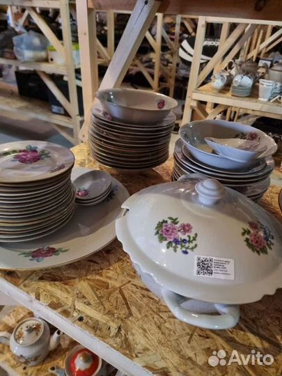 Коллекция Сервиз столовый и хрусталь СССР