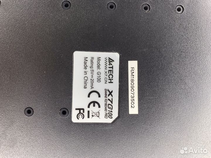 Игровая клавиатура A4Tech X7-G100 USB
