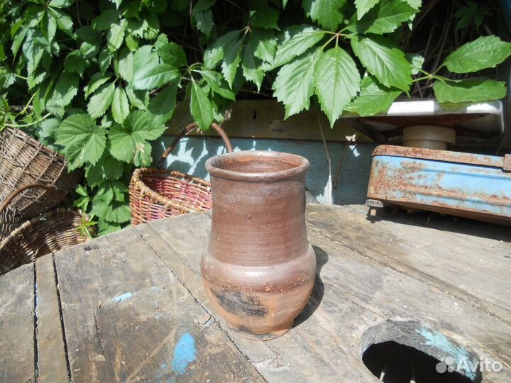 Крынкокувшин крынка с ручкой без авито-доставки