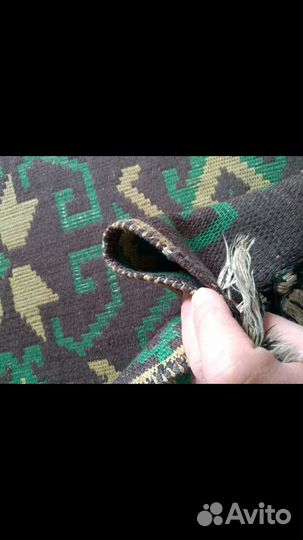 Винтажный безворсовый ковер