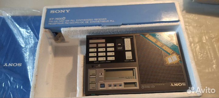 Радиоприемник sony icf7600 D