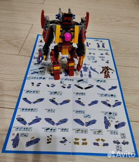 Lego детали россыпью 6 наборов с инструкцией