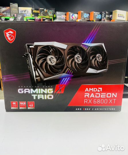 Видеокарта Msi GamingX Trio RX6800XT 12GB