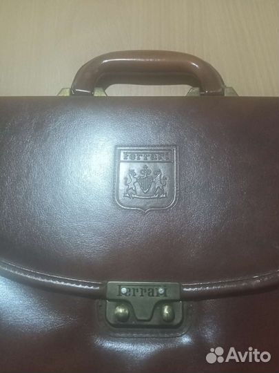 Мужской кожаный портфель бу