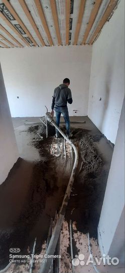 Полусухая стяжка пола