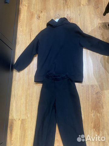 Черный костюм (худи и штаны)