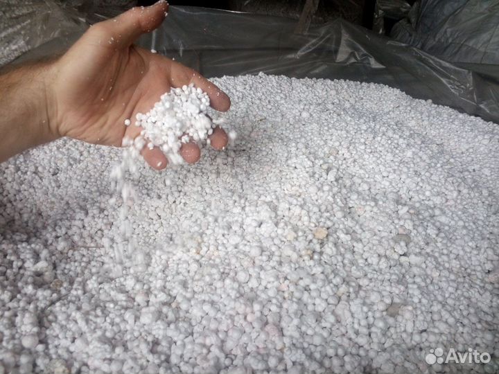 Дробленый пенопласт в мешках