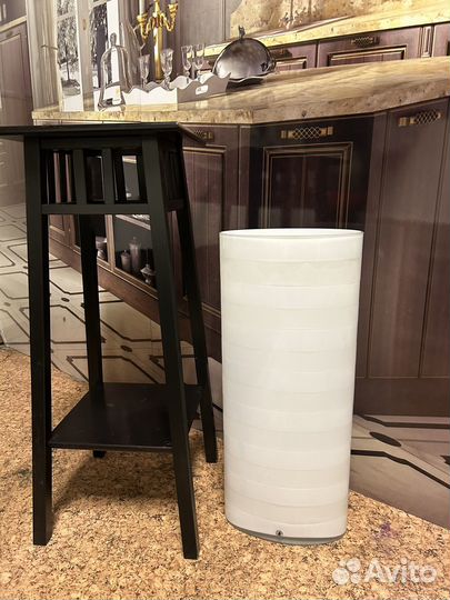 Ваза напольная стекло белая Икея