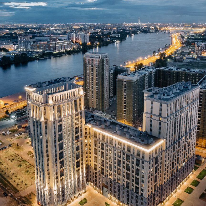 2-к. квартира, 71,8 м², 4/13 эт.