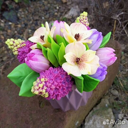 Букет из мыла
