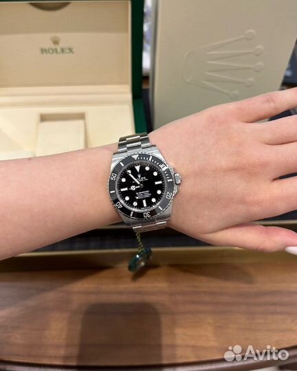 Часы rolex submariner black с гарантией