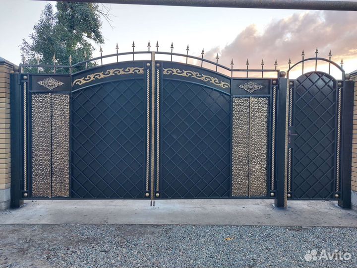 Ворота кованые