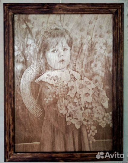 Картина на дереве по фото