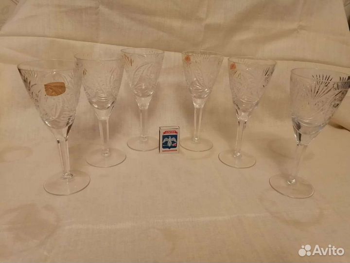 Фужеры хрустальные СССР