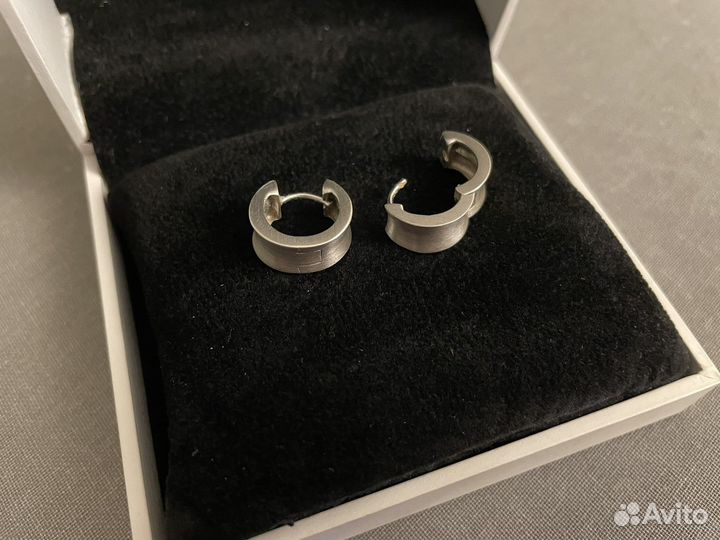 Серебряные серьги. Австрия