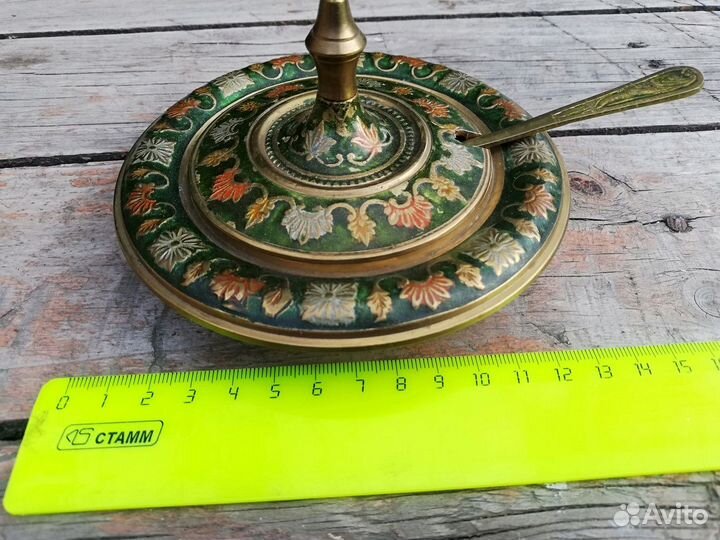 Масленка/икорница, Индия, 60-70 годы