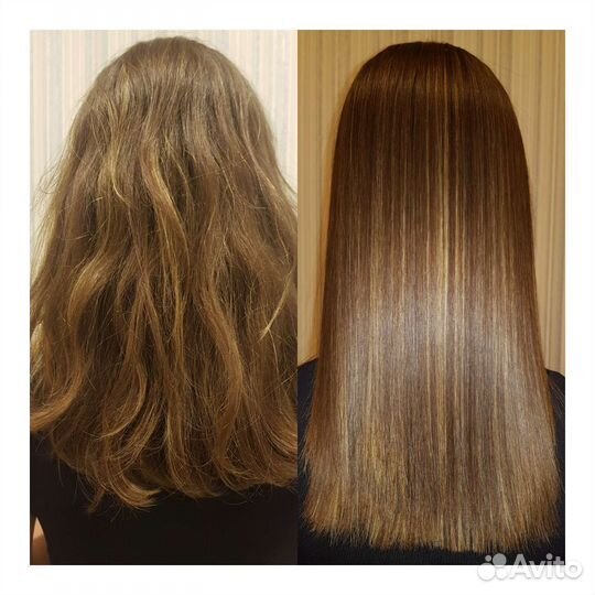 Кератиновое выпрямление