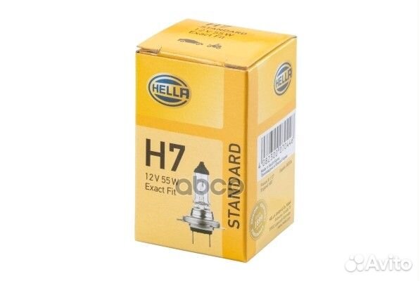 Лампа H7/Hella/ 8GH007157121 hella