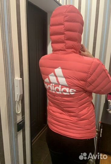 Пуховик adidas новый