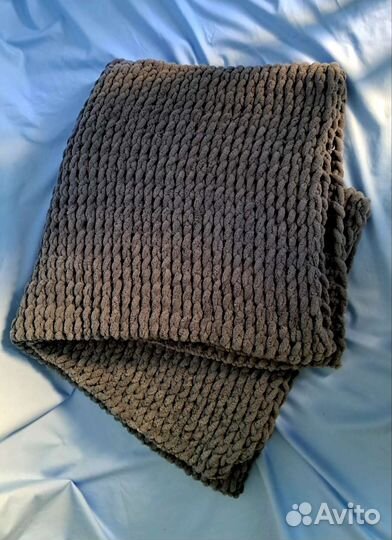 Мягкий плед ручной работы