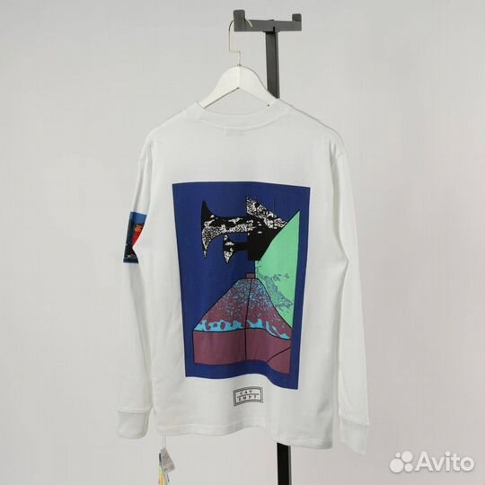 Cav empt свитшот Blue back на руках (Арт.18514)