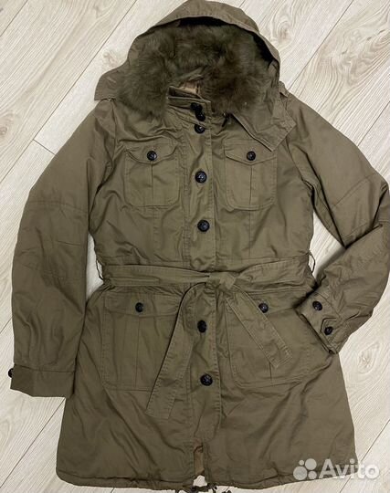 Пальто женское с мехом