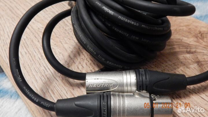 Микрофонные кабели Proel,Luxmann XLR-XLR,Jack-Jack