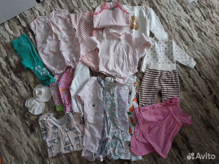 Вещи пакетом на девочку р. 62