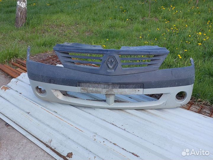 Бампер на рено логан 1 2004-2009