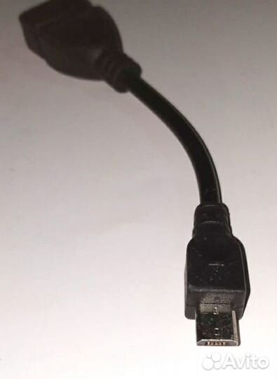 Кабель OTG microUSB новый