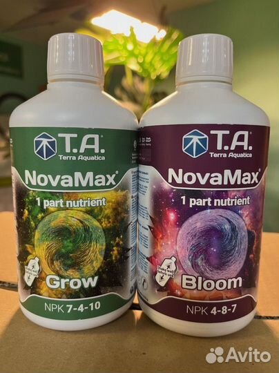 Комплект удобрений Flora NovaMax (Bloom + Grow) 2x
