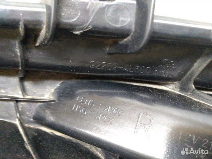 Фара противотуманная правая Hyundai Solaris 1