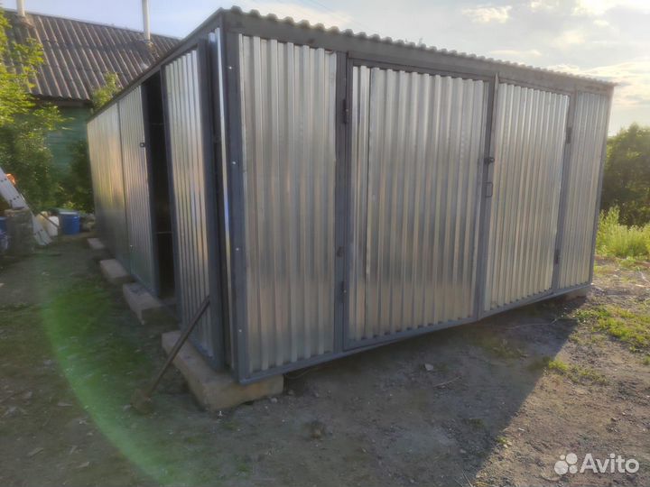 Гараж / Ракушка оцинкованный