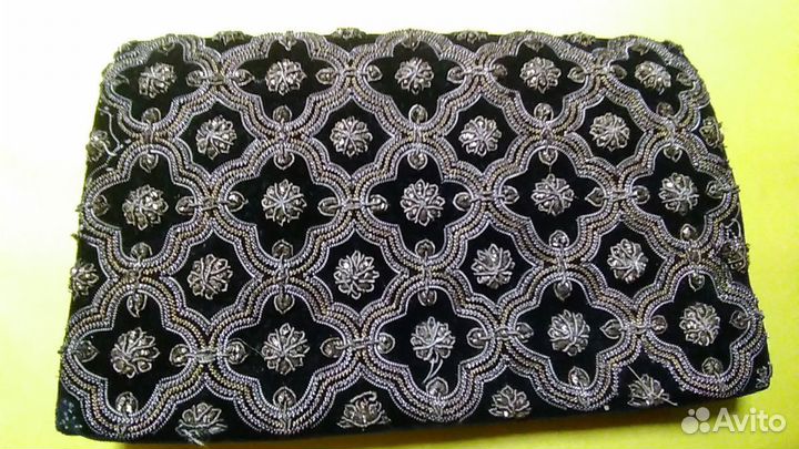Клатч бархатный винтаж