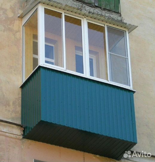 Балкон остекленный Остекление балконов